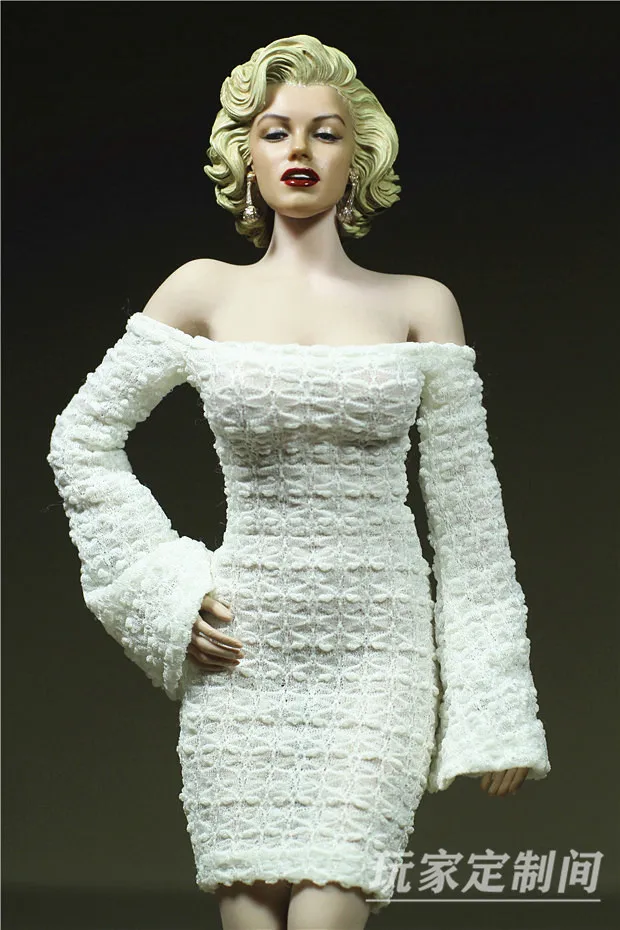 

1/6 soldier man doll clothing clothes accessories skirt white pleated skirt white butterfly 12 inch woman doll available