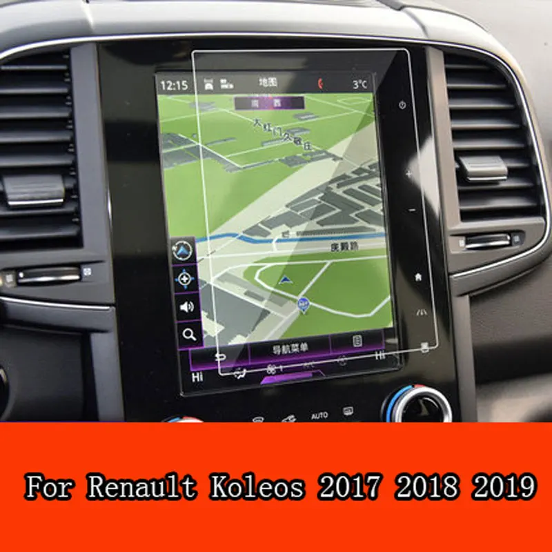 

Пленка из закаленного стекла для Renault Koleos 2017 2018 2019, защита экрана навигации в автомобиле, аксессуары для интерьера автомобиля