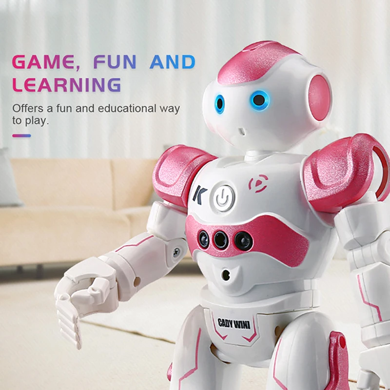 2021 New RC Robot Lntelligent Programming Remote Control Toys Biped Humanoid Children Kids Birthday Gift Electronic Pet | Игрушки и