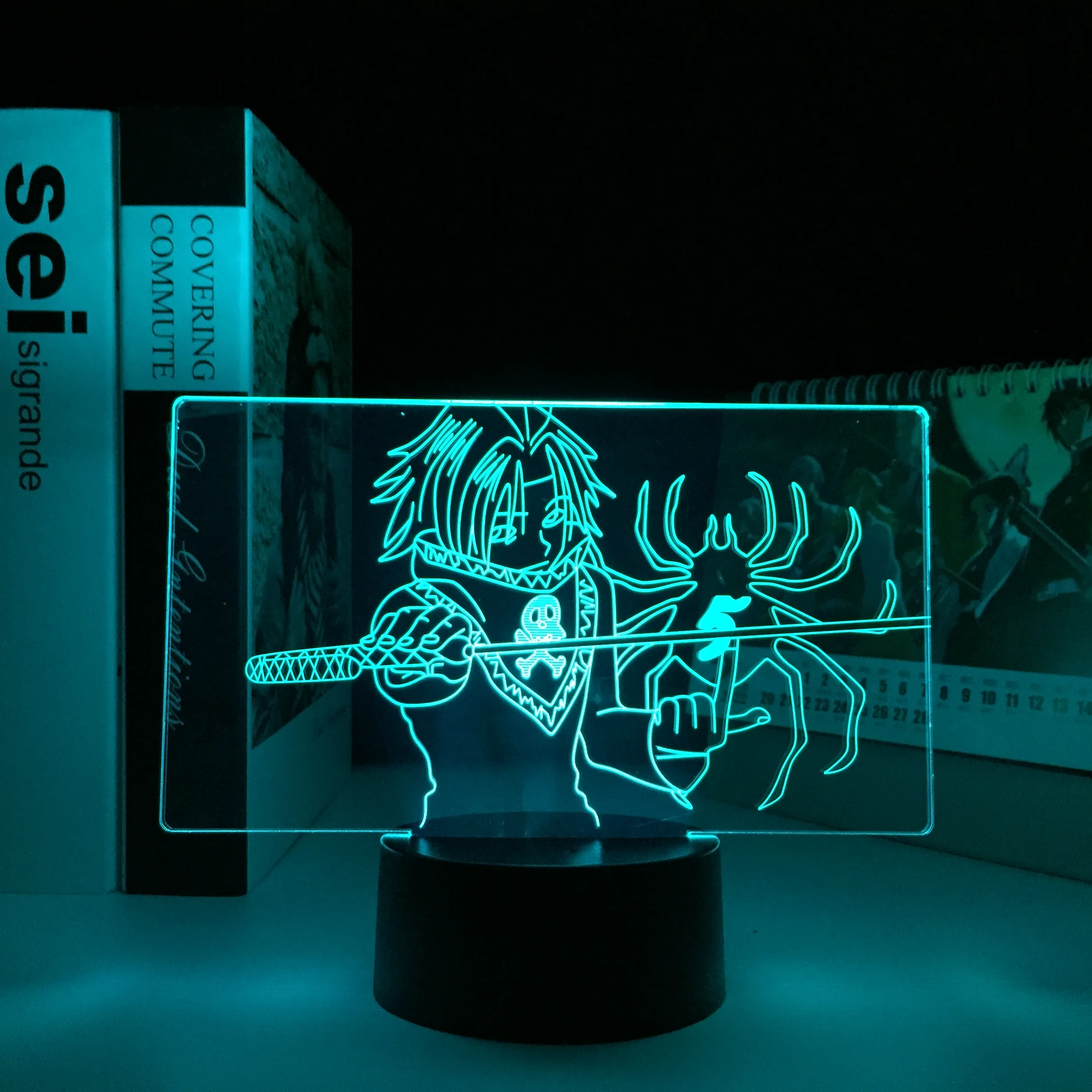 

Hunter X Hunter ILight Feitan Lamp Gift Store LED Night Light for Kids Bedroom Decor Nightlight Birthday Gift Acrylic 3D Light
