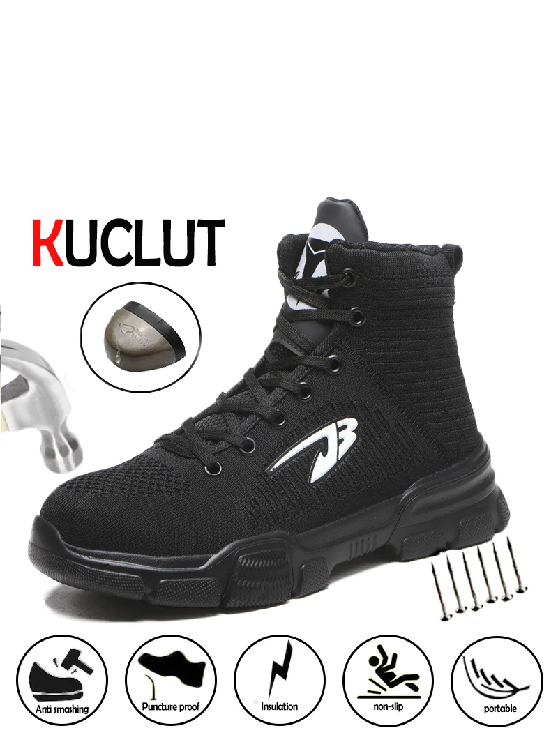 Kuclut прошитой подошве Теплые зимние плюшевые Тапочки спортивная обувь Сталь