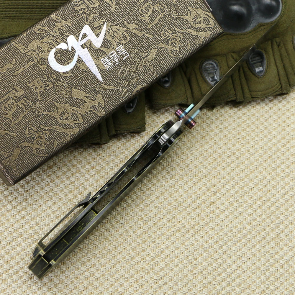Охотничьи ножи CH EMPEROR S35VN Blade Flipper TC4 с титановой ручкой складной карманный нож для