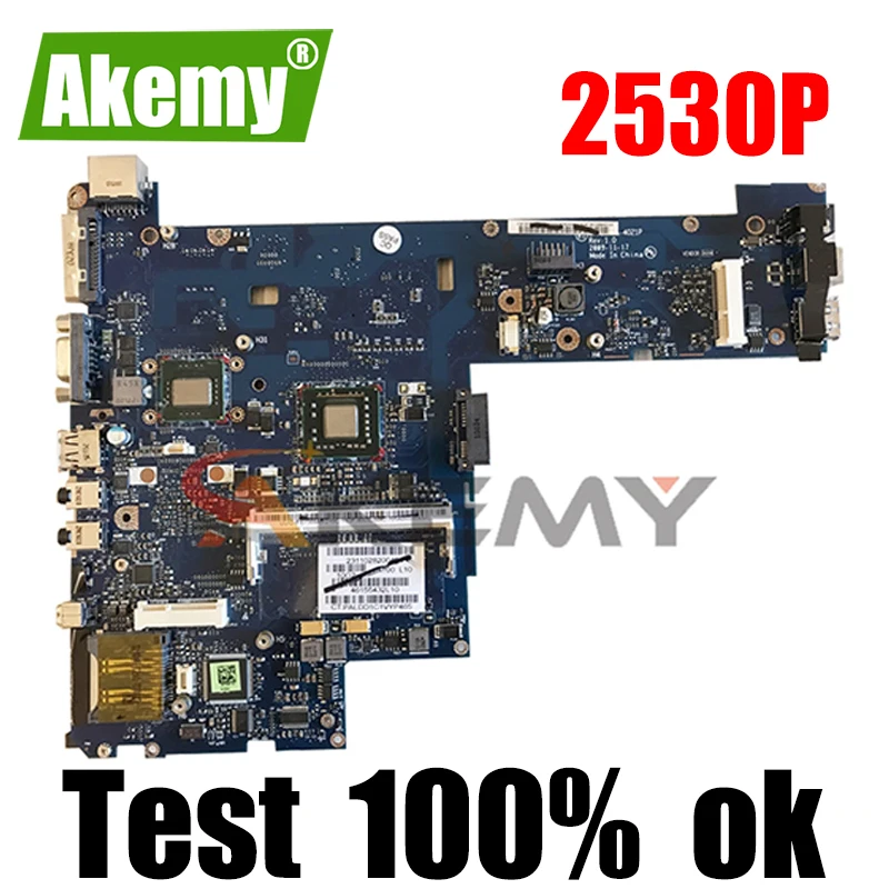 

AKemy 513947-001 For HP EliteBook 2530P laptop motherboard 1.86Ghz SL9600 DDR2