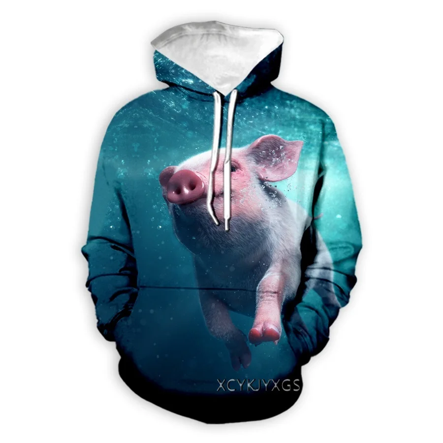 Толстовка с длинным рукавом для мужчин и женщин Модный свитшот 3D принтом