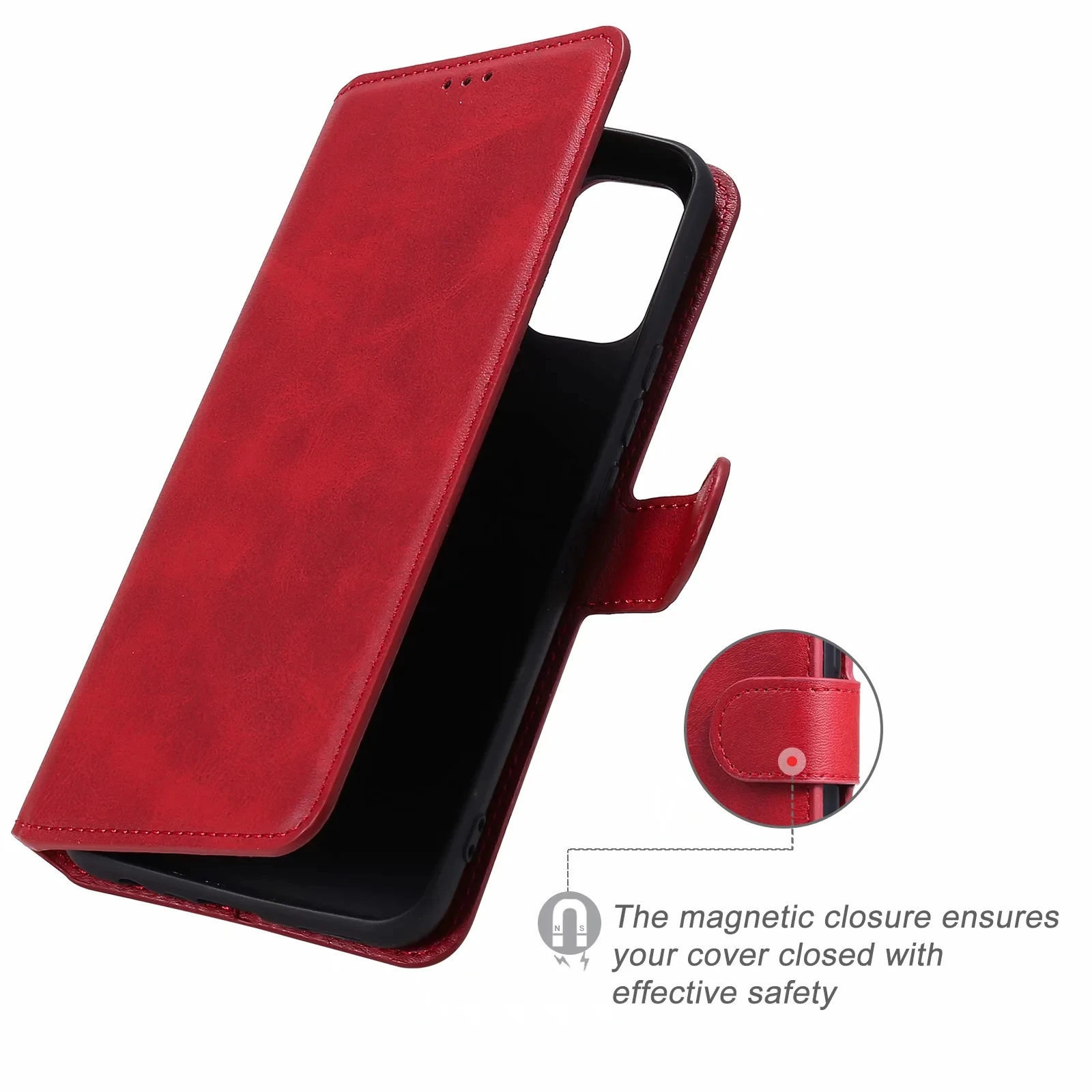 

For OPPO Realme 7i Case business PU Leather Silicon Phone Case For Realme C17 shockproof flip book Cover On OPPO Realme C17 Case
