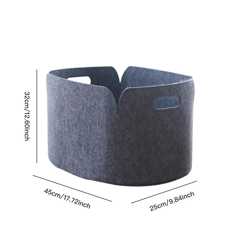 Felt storage bag foldable basket Easy to use and store Child safety environmental protection recyclable material |