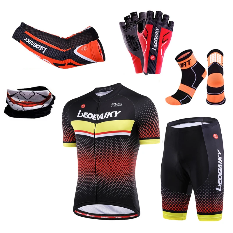 Мужской комплект из Джерси для горного велосипеда летняя велосипедная одежда с