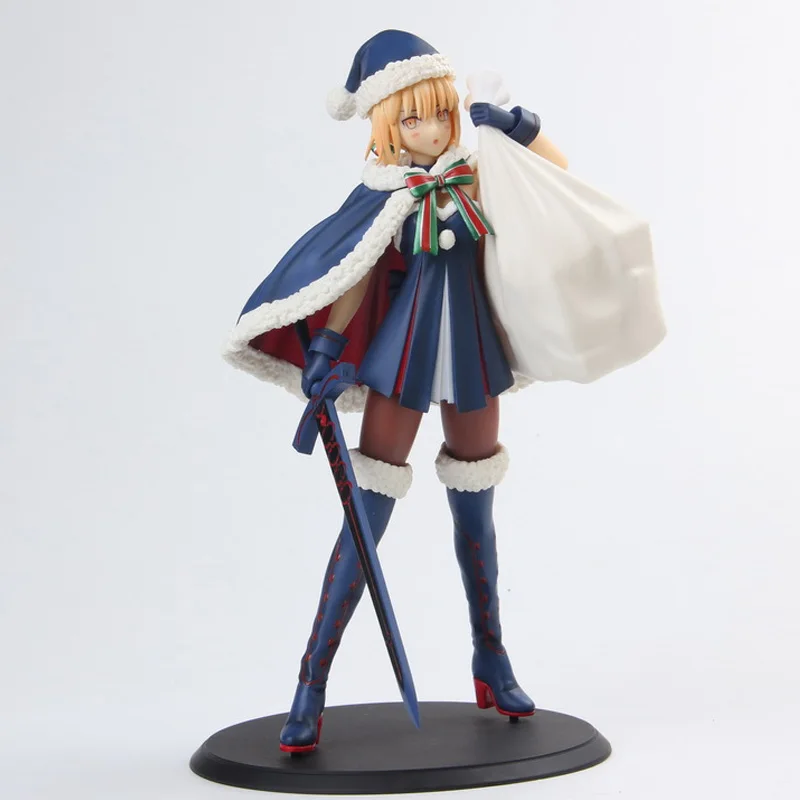 

Японские фигурки героев мультфильма Fate Stay Night Saber Arturia Pendragon из ПВХ, аниме, рождественские игрушки, коллекционные модели, куклы, подарки