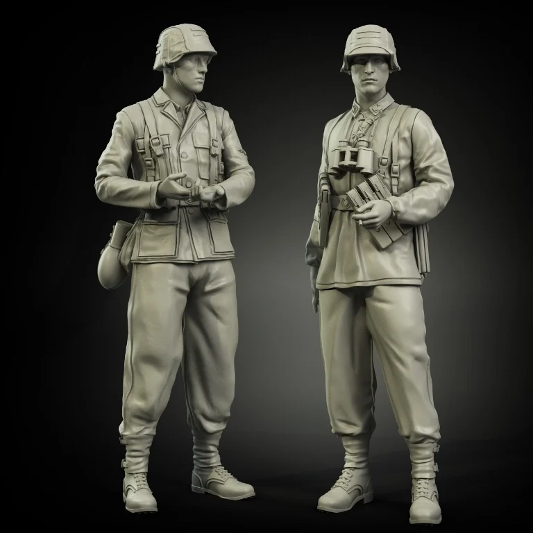 

1/35 фигурка модели из смолы GK, несобранный и Неокрашенный комплект