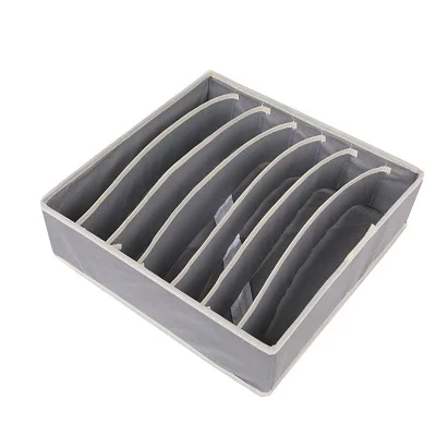 Multi-size Bra Underwear Organizer For Line Foldable Home Storage Box Non-woven Wardrobe Drawer Closet Organizer For Scarf Socks