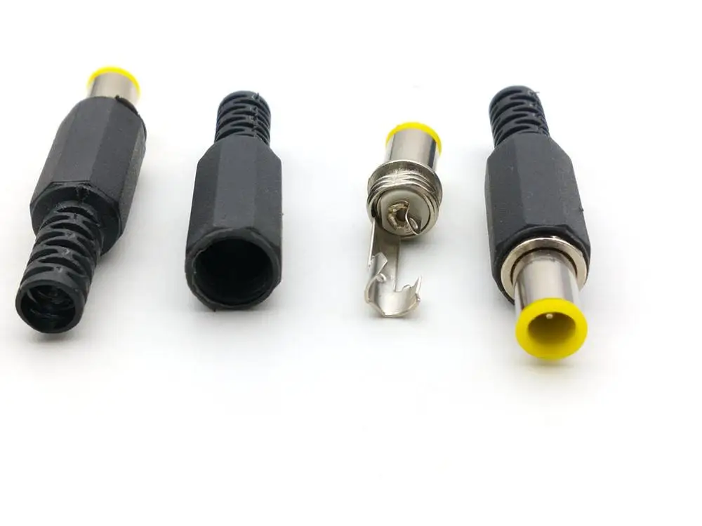 Разъем питания постоянного тока 100 шт. 6 0 мм x 1 2 9