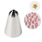 Насадка для обледенения труб из нержавеющей стали, для крема, аксессуары для выпечки, для украшения торта, кондитерских изделий, инструменты для выпечки торта из мастики # 2F