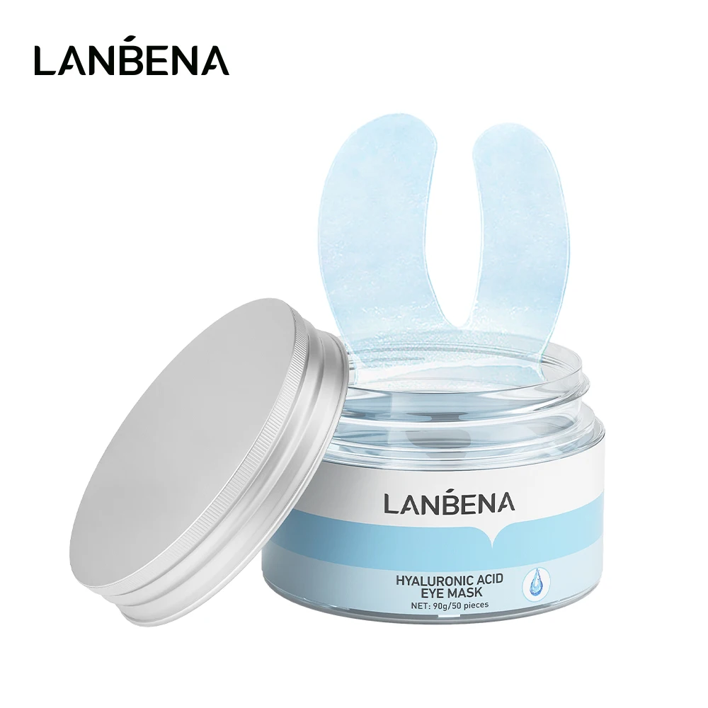 LANBENA с гиалуроновой кислотой маска для глаз накладки Уменьшает! Убирает темные