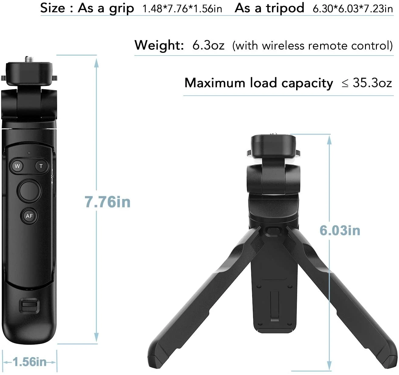 Беспроводной штатив с рукояткой и пультом дистанционного управления для Canon EOS R7