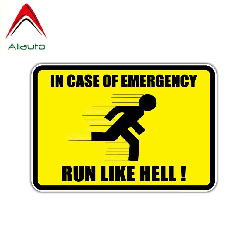 Aliauto Предупреждение автомобиля Стикеры личности в чехол возникновения