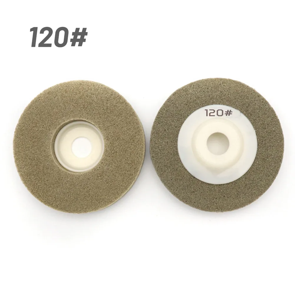 

2pcs 100mm External Diameter 16mm Internal Diameter Polishing Wheel 60/80/120/220/400/600/1000/1500# Buffing Disc For Rotary Too