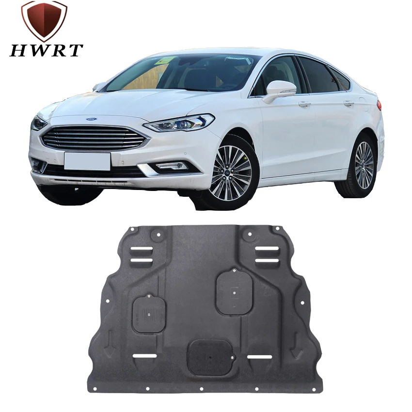 Пластиковая стальная защита двигателя для 2013-2018 Ford Fusion Mondeo противоскользящая