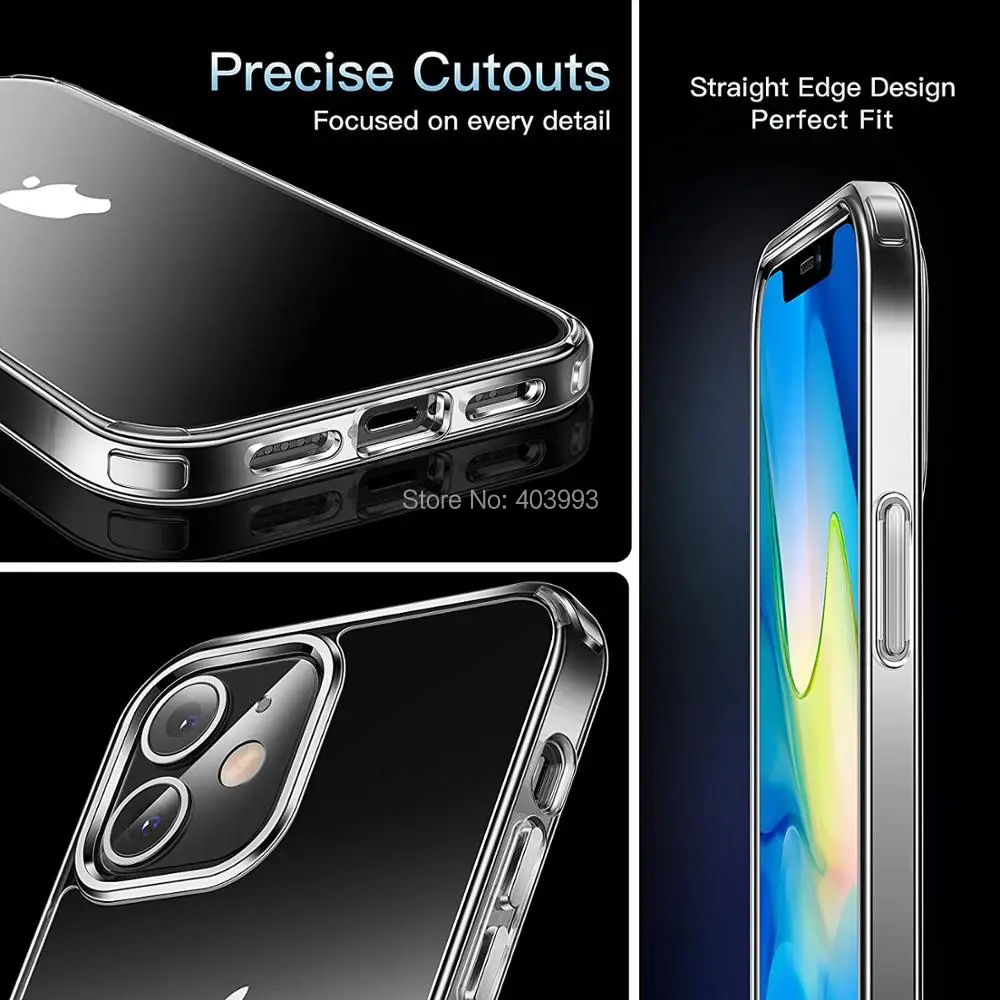 Чехол для iPhone 12 / Mini Pro Max прозрачный мягкий силиконовый высококачественный