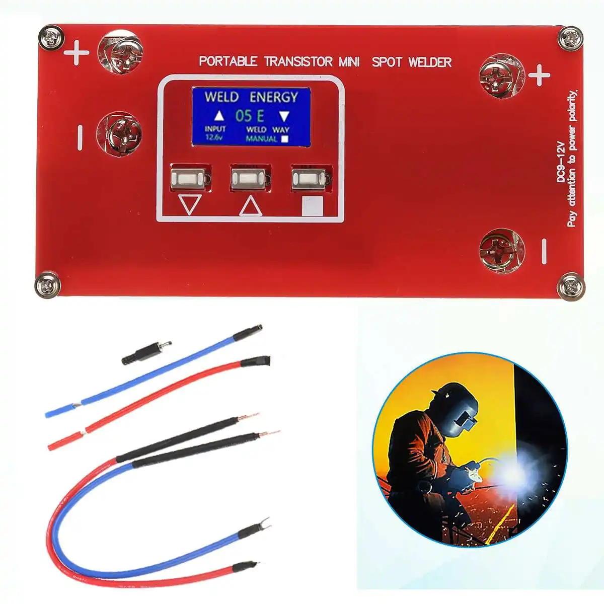 

Портативный цифровой аппарат для точечной сварки печатных плат, сварочное оборудование для точечной сварки, аппарат для точечной сварки, 12 ...