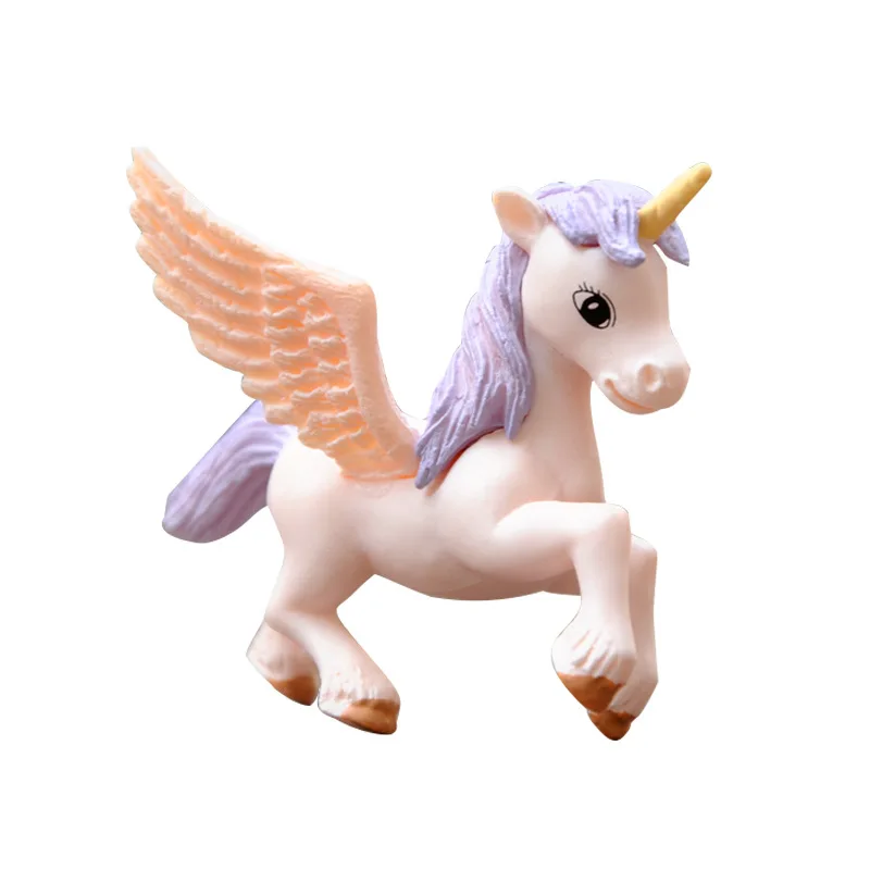 BAIUFOR 1PC Small Cute Horse Figures Fairy Animal Miniature Garden Figurine Cake Party Desk Decoration Toy &amp Gift | Дом и сад
