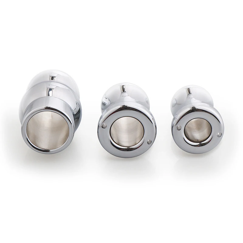 Металлическая полая Анальная пробка Анус Вагина душ клизма массажер простаты