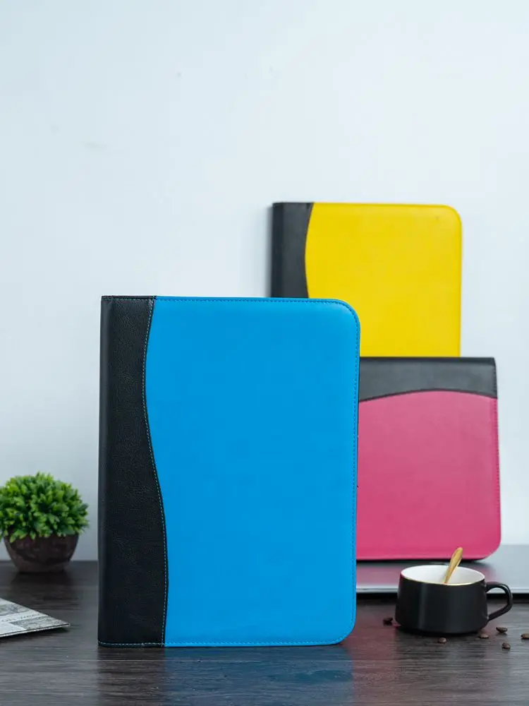 Жесткий чехол из искусственной кожи с зажимом папка для файлов офиса органайзер