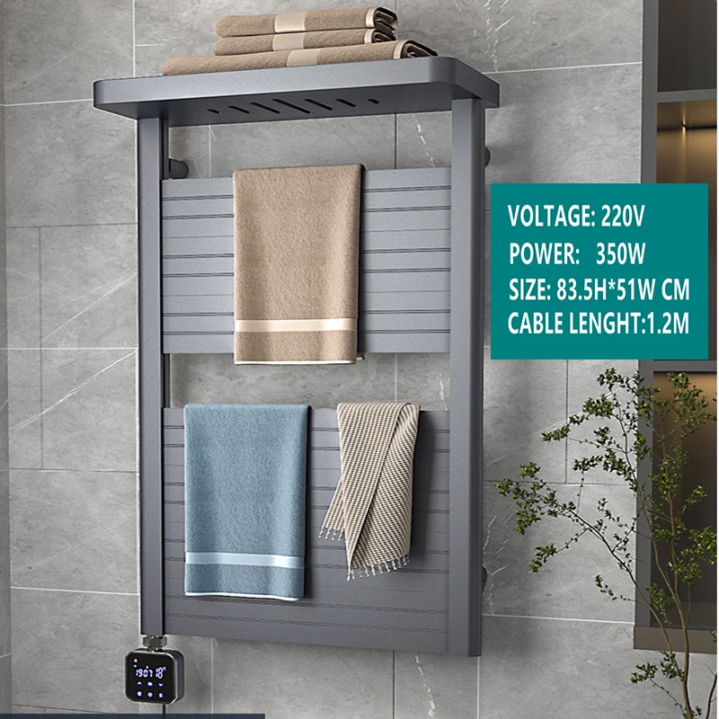 bathroom accessories towel warmer holder smart home tuya app time control and temperature control for bathroom free global shipping