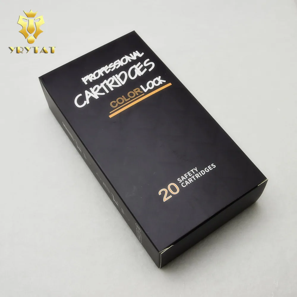 Топ YRYTAT 20 шт 3RL серый картридж иглы для тату роторная машина ручка поставка AHN-C1003RL