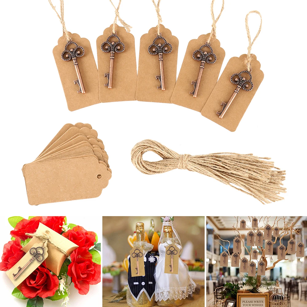 50 шт металлический брелок античная бутылка пива открывалка Свадебные партия