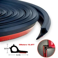 5m 16ft adhesive universal weather stripping pickup truck bed rubber tailgate seal kit tailgate cover sound insulation