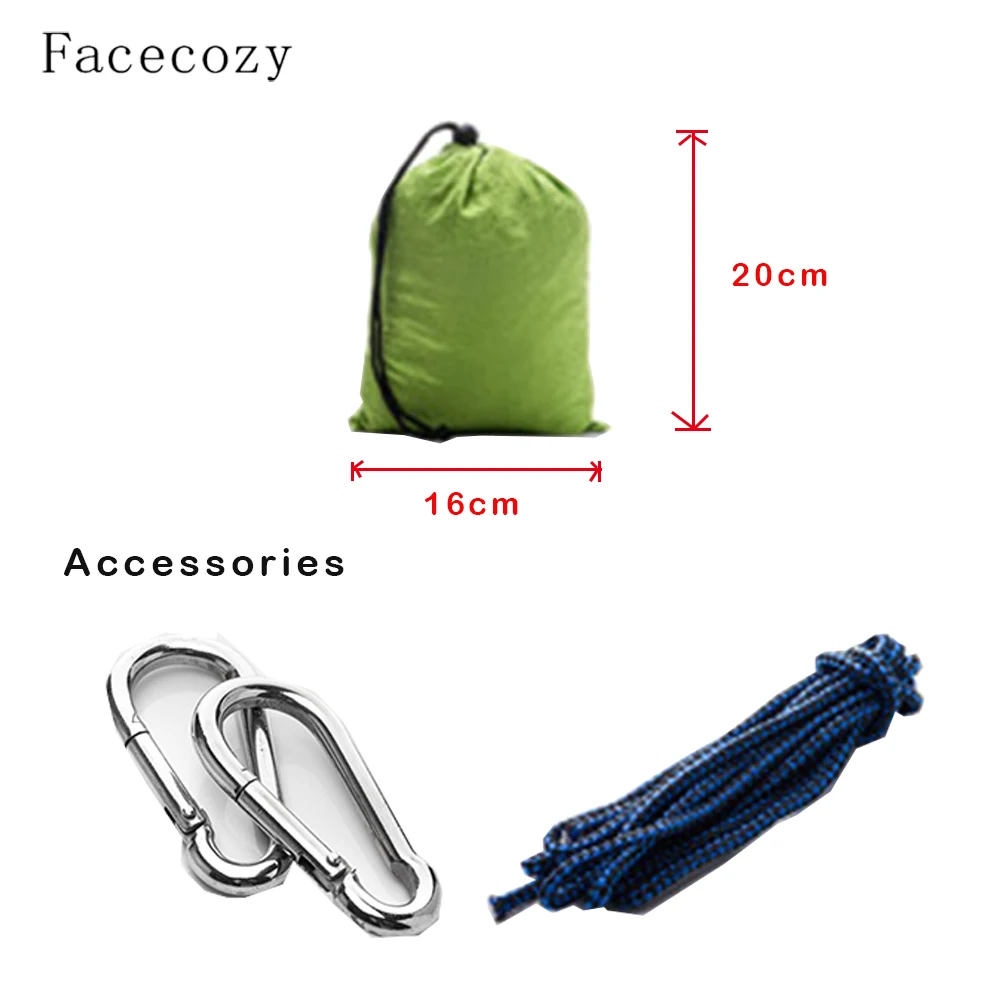Facecozy туристический гамак на 2 человек палатка для отдыха путешествий сада