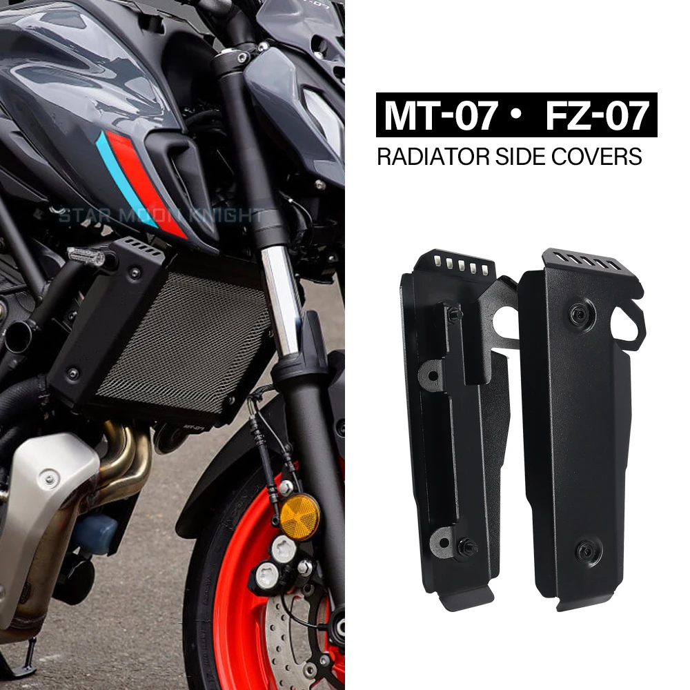 

For YAMAHA MT-07 FZ-07 MT07 MT 07 FZ07 2018 2019 2020 2021 NEW Motorcycle Accessories Radiator Side Covers Protective Guard