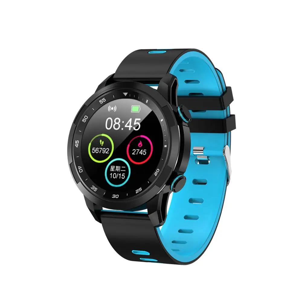 Smart Watch Swimming IP68 Waterproof Full Touch Round Screen SmartWatch Blood Pressure Heart Rate Fitness Bracelet pk KW18 B612 |