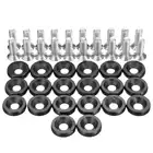 4080 шт. M6, алюминиевые автомобильные модифицированные Стандартные болты для крыльев бампера JDM, универсальные вогнутые винты для двигателя бампера