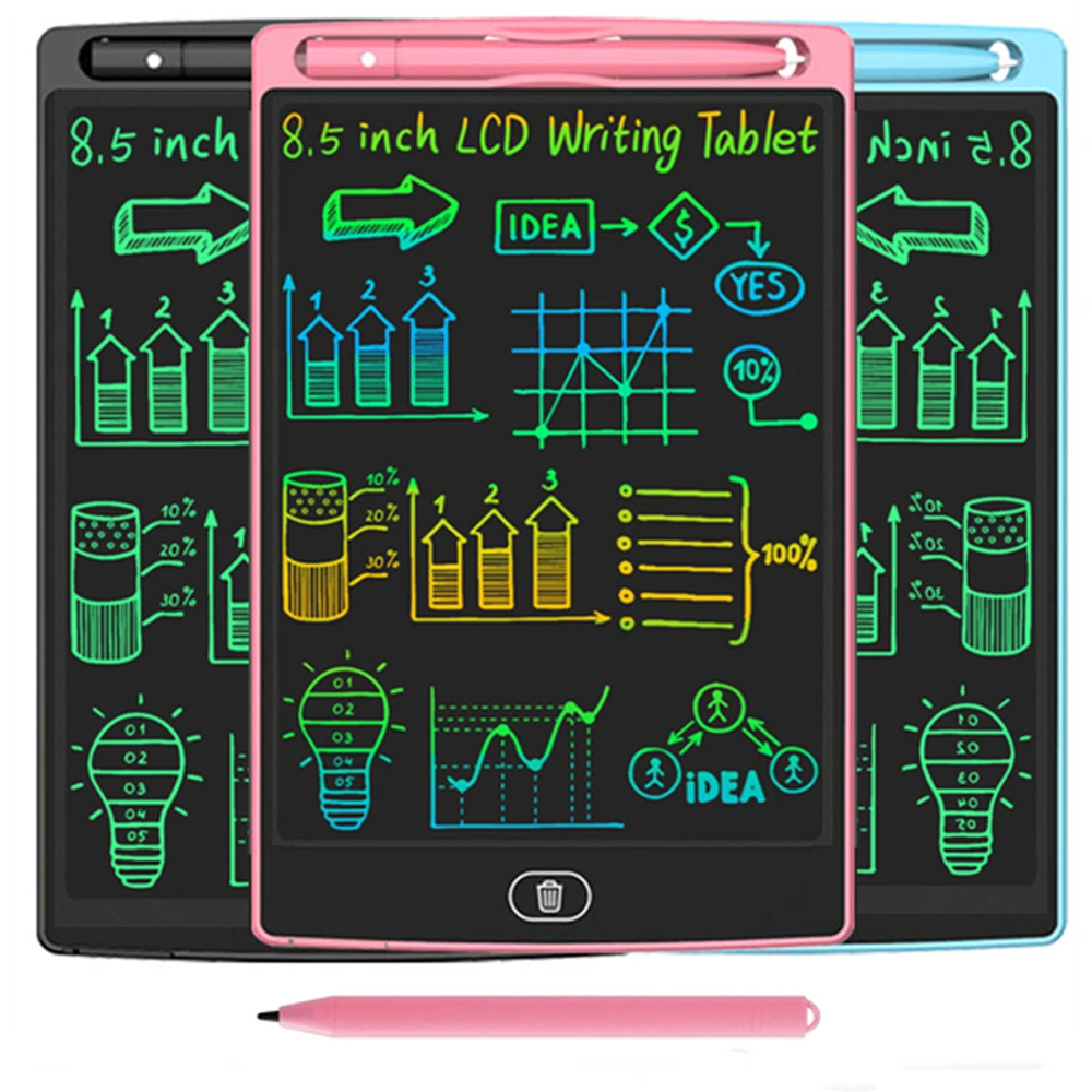 8,5/12 дюймов электронная детская доска для рисования стираемая многоразовая ЖК-планшет для письма планшеты для рисования электронный подаро...