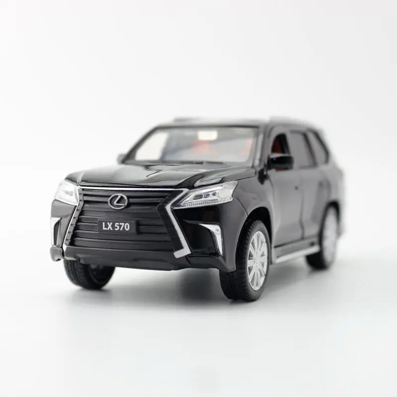 Jackiлюбые/Масштаб 1:32/литая металлическая Игрушечная модель/Lexus LX570/автомобиль со