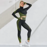 women wear ribbed yoga set breathable suit sports yoga gym summer morning running professional high end green pink fashion set