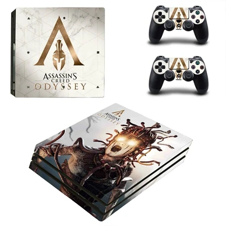 Горячая игра кожи Наклейки Обложка для PS4 Pro Playstation 4 Pro консоль+ 2 контроллера геймпад виниловые наклейки игровые аксессуары - Цвет: YSP4P-2689