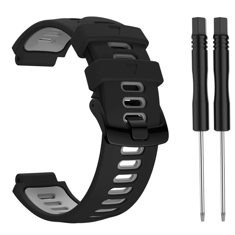 Ремешок для часов Garmin Forerunner 45 45S силиконовый браслет Мягкий регулируемый