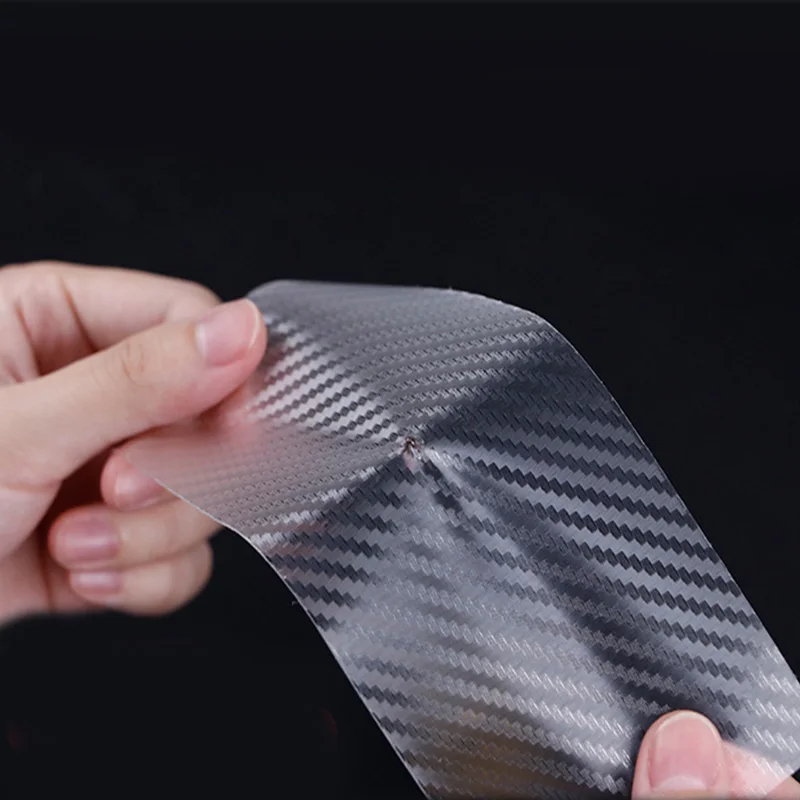 Защитная Автомобильная наклейка лента прозрачная нано углеродного волокна