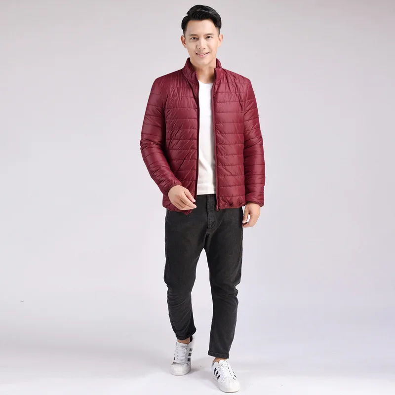 Winter New Male Down Cotton-padded Jacket Coat Of Cultivate one's Morality Short Paragraphs Ultra-thin Collar Movement jacket