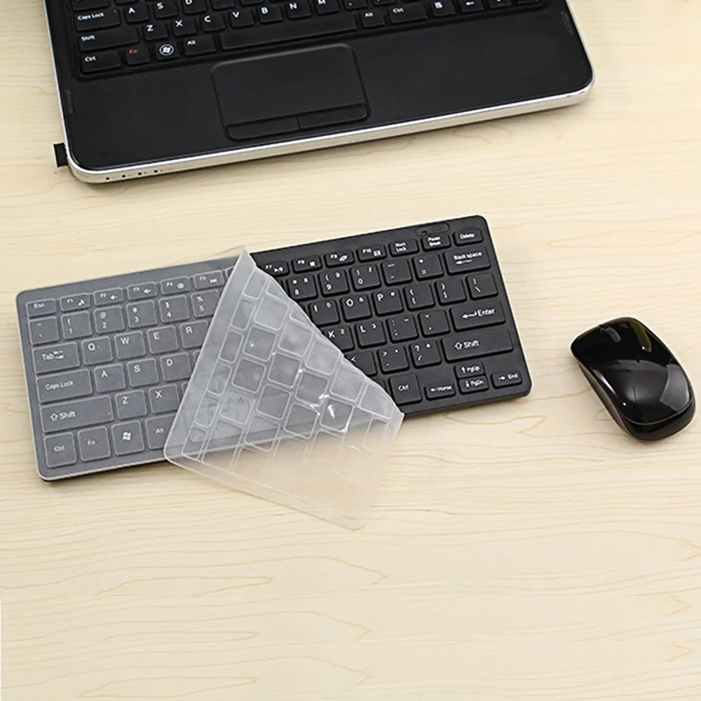 Беспроводная клавиатура Vococal 2 4 ГГц ультра тонкая Бесшумная мини клавишная