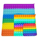 Игрушка-антистресс большого размера, радужная игрушка для снятия стресса, для взрослых и детей, сенсорная игрушка для снятия аутизма