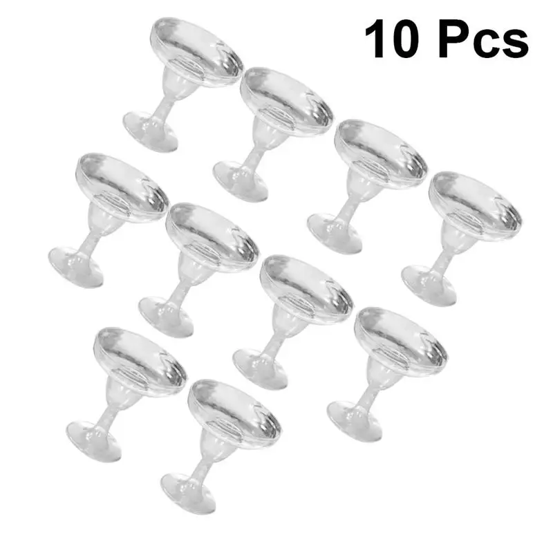 10 шт. прозрачные чашки для пудинга в форме тыквы контейнер десерта йогурт чашка