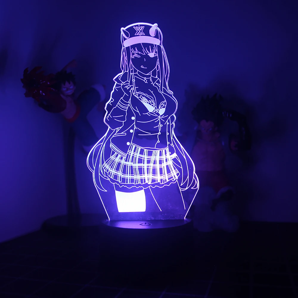 

3D LED Lamp Zero Two Figure Night Light