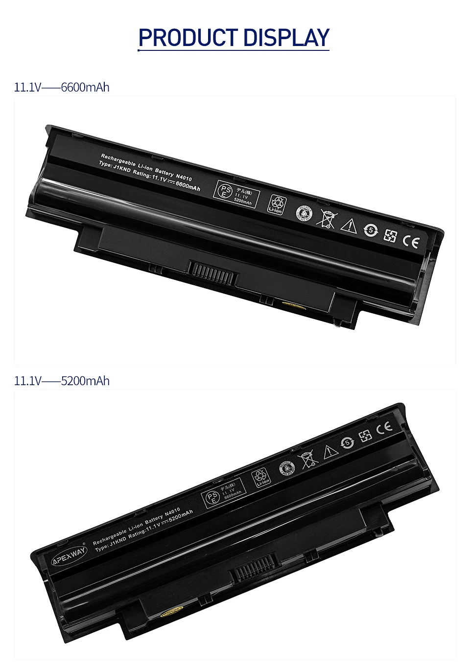 11,1 v Батарея N4010 для DELL Inspiron N7110 N3010 N3110 j1knd N5110 13R 14R 15R 17R N4110 N5010 N5030 N7010 M411R M501 M5010