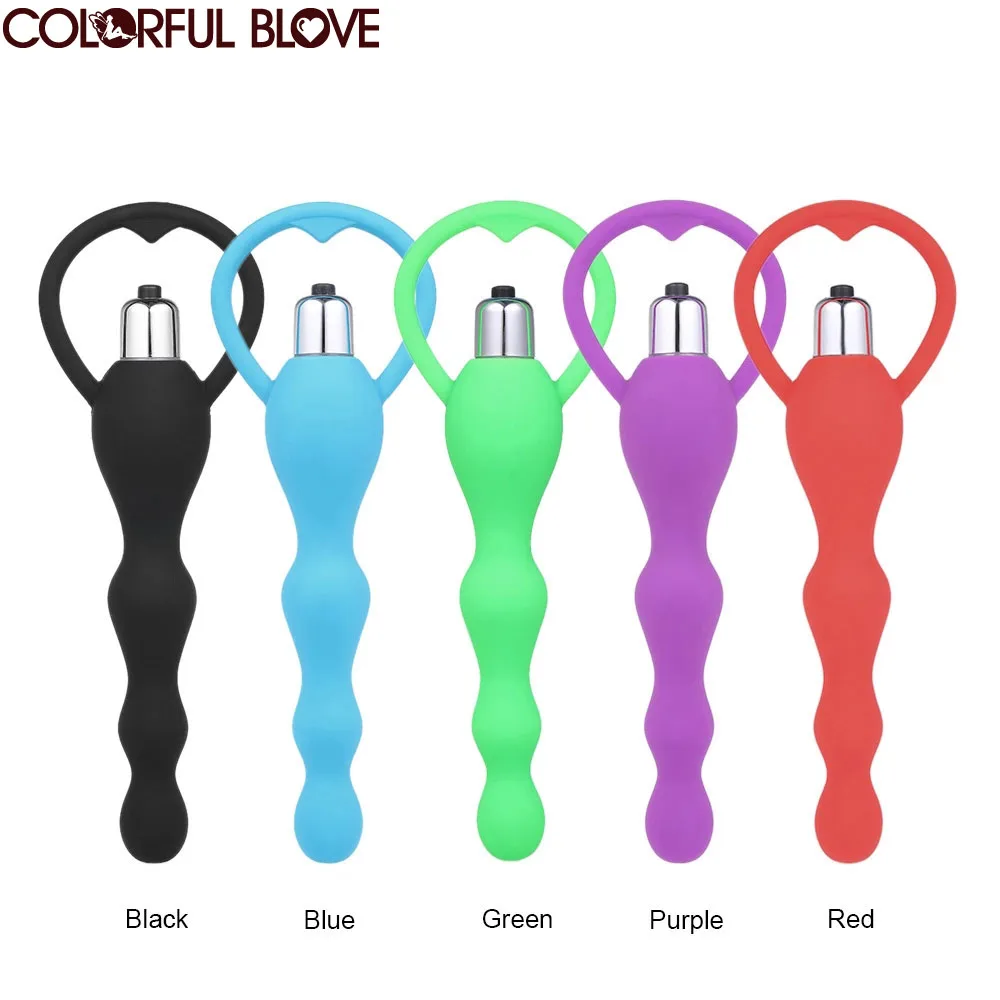 Анальный вибратор секс игрушка водонепроницаемый силиконовый Анальная пробка