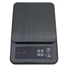 Бытовые электронные весы для кофе с таймером, портативные электронные цифровые кухонные весы 3 кг0,1 г 10 кг1 г 5 кг0,1 г