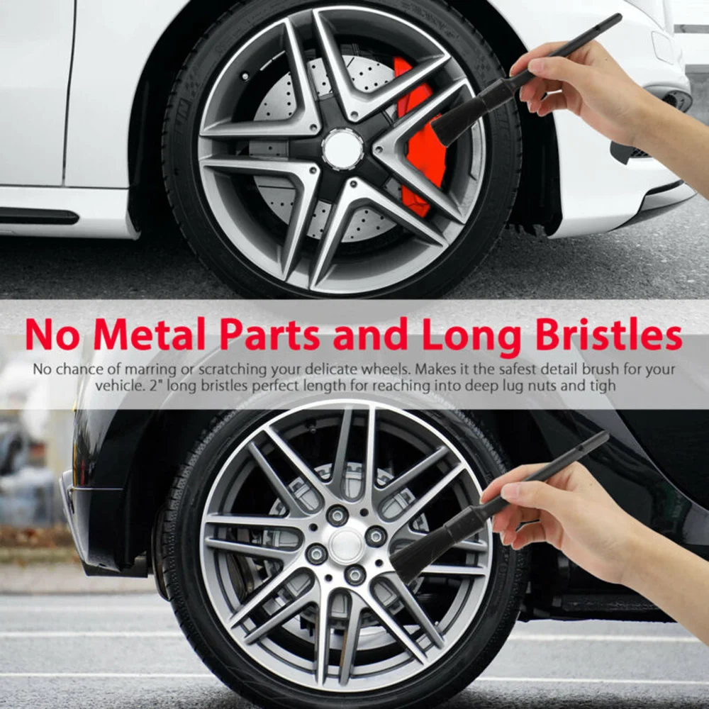 

5pcs/Set Detailing Brush Auto Car For Wheel Clean Plastic Popular Universal