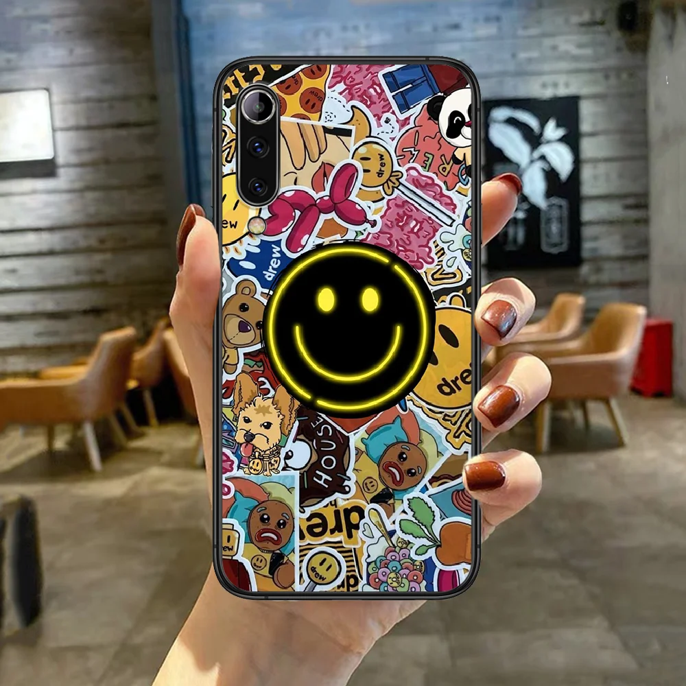 

Justin Bieber Drew House Phone Case Cover For XIAOMI Redmi Note K 4 5 6 7 8 9 10 20 30 3 A X Pro Ultra black Coque Fashion Etui